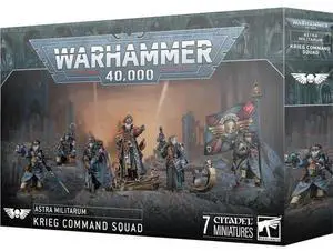Games Workshop GW4772 Warhammer 40K: Astra Militarum: Krieg Command Squad