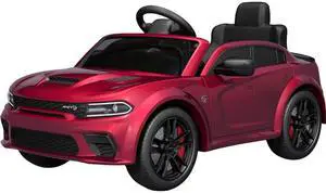 Best Ride On Cars DODCHARBURG Dodge Charger SRT 12V Battery Powered Ride On Toy - Burgundy