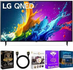 LG 43QNED80KIT1  43QNED80TUC QNED 4K Smart TV - Quantum Dot, AI Processor, HDR10, webOS, Dolby Atmos, ThinQ, Alexa Buil