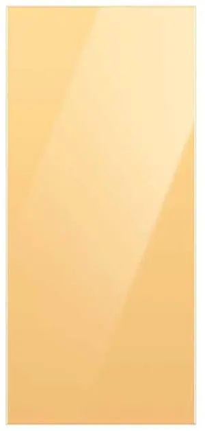 Bespoke 4-Door Flex Refrigerator Panel - Top Panel - Sunrise Yellow Glass Bespoke 4-Door Flex Refrigerator Panel - Top Panel - Sunrise Yellow Glass