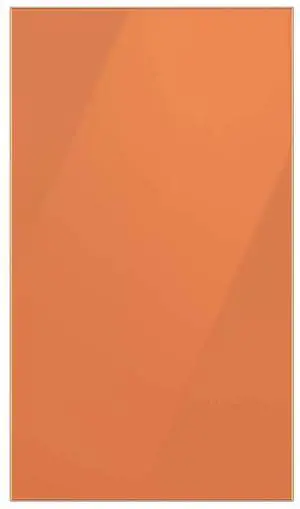 Bespoke 4-Door Flex Refrigerator Panel - Bottom Panel - Clementine Glass Bespoke 4-Door Flex Refrigerator Panel - Bottom Panel - Clementine Glass
