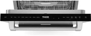 Thor Kitchen DW24X8BA99 49 dBA Stainless Gordon Ramsay Collection Fully Integrated Dishwasher Thor Kitchen DW24X8BA99 49 dBA Stainless Gordon Ramsay Collection Fully Integrated Dishwasher