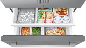 Samsung RF70H25KER 24.5 Stainless Bespoke AI French Door Counter-Depth Smart Refrigerator Samsung RF70H25KER 24.5 Stainless Bespoke AI French Door Counter-Depth Smart Refrigerator