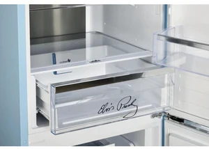 UNIQUE UGP340LEAC 12 Cu. Ft. Elvis Blue Counter-Depth Retro Bottom Freezer Refrigerator UNIQUE UGP340LEAC 12 Cu. Ft. Elvis Blue Counter-Depth Retro Bottom Freezer Refrigerator