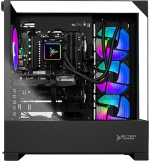 Skytech SKYSHAD55070 Shadow 5 Gaming Desktop - Liquid Cooled - Intel Ultra 7 270K - NVIDIA GeForce RTX 5070 - 32GB RAM Skytech SKYSHAD55070 Shadow 5 Gaming Desktop - Liquid Cooled - Intel Ultra 7 270K - NVIDIA GeForce RTX 5070 - 32GB RAM