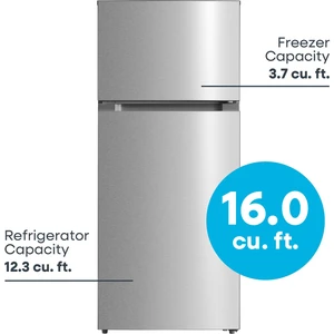 Element ERT16CGDS 16 Cu. Ft. Stainless Top Freezer Refrigerator Element ERT16CGDS 16 Cu. Ft. Stainless Top Freezer Refrigerator