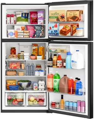 GE GPS19KGZBB 19 Cu. Ft. Black Garage Ready Top Freezer Refrigerator GE GPS19KGZBB 19 Cu. Ft. Black Garage Ready Top Freezer Refrigerator