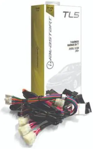 Flashlogic ADSTHRTL5 T-Harness for Select 2010-Up Toyota/Scion Standard Key Vehicles
