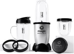 NutriBullet 1200 Watts Blender Combo with Single Serve Cups Silver
