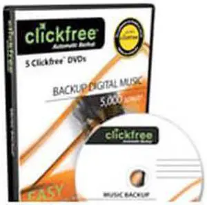 Clickfree DVD2005 4.5 GB Music DVD Backup
