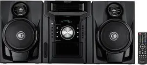 Sharp CDBH950 240W 5-Disc Bluetooth Mini Shelf System Sharp CDBH950 240W 5-Disc Bluetooth Mini Shelf System