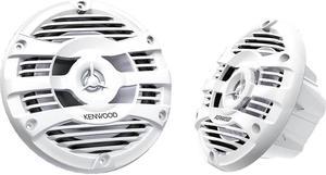 Kenwood KFC1653 6.5 inch Marine 2-Way Coaxial Speakers - White