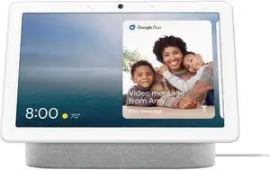Google Nest GA00426US Hub Max with Google Assistant- Chalk White