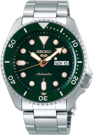 Seiko SRPD63 5 Sports 24-Jewel Automatic Watch - Green