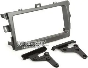 Metra 95-8223S (Silver) Double DIN Installation Kit for 2009-up Toyota Corolla Vehicles