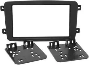 Metra 95-8722B Black Double DIN Stereo Dash Kit for Select 2001-2006 Mercedes