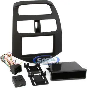 Metra 99-3309B-LC Single/Double DIN Stereo Dash Kit for 2013-up Chevrolet Spark