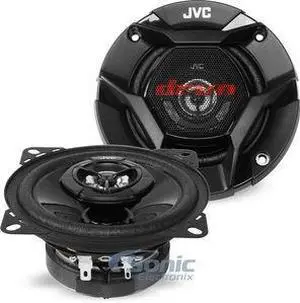 JVC 4" DRVN CS-DR420 220W Peak (35W RMS) 4" 2-way DRVN Series Coaxial Factory Upgrade Car Speakers (Pair)