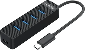 ORICO High Speed 4 Port USB 3.0 HUB With Type C Power Supply Port For PC Laptop Computer Accessories ABS USB Splitter USB3.0 OTG Adapter ORICO High Speed 4 Port USB 3.0 HUB With Type C Power Supply Port For PC Laptop Computer Accessories ABS USB Splitter USB3.0 OTG Adapter