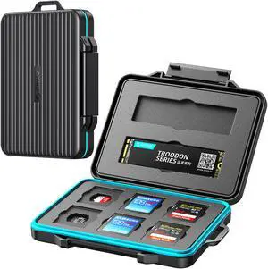 ORICO Waterproof Memory Card Holder Case Anti-static Shockproof TF/SD/CF Cards Storage Protector Cover for Camera CF Cards SD x6 & TF x6 & M.2 x2 ORICO Waterproof Memory Card Holder Case Anti-static Shockproof TF/SD/CF Cards Storage Protector Cover for Camera CF Cards SD x6 & TF x6 & M.2 x2