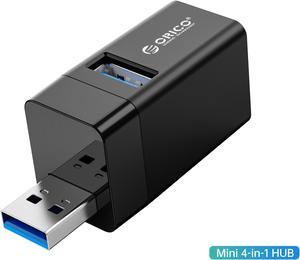 ORICO USB 3.0 HUB Splitter 3-port High Speed Expanded MINI In-Line Hub Laptop Extender for Desktop Laptop
