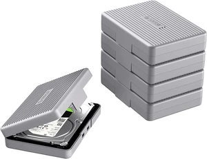 ORICO 3.5 inch HDD Protection Box Case Storage Case PP+EVA Material Anti-Static/Anti-Shake/Water Resistant/Dust Resistant - 5 Packs ORICO 3.5 inch HDD Protection Box Case Storage Case PP+EVA Material Anti-Static/Anti-Shake/Water Resistant/Dust Resistant - 5 Packs