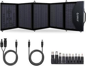 ORICO 100W Portable Solar Panel with Dual 5V USB & 18V DC Output for Most Power Station Generator/Laptop/Tablet/GPS/iPhone/iPad/Camera