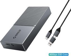 ORICO USB4 NVMe SSD Enclosure 40Gbps PCIe3.0x4 Aluminum M.2 SSD Case  Compatible with Thunderbolt