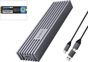 ORICO M.2 NVMe SSD 1TB PCIe Gen3. X4, NVMe 1.3 64L 3D NAND QLC Internal Solid State Drive 2280 with M.2 NVMe SSD Enclosure