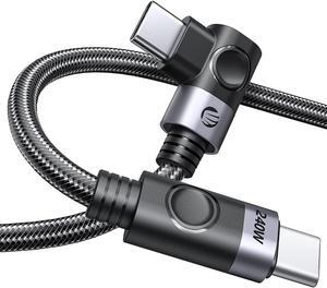 ORICO USB C to USB C Cable 240W, USB C Cable Fast Charging, Type C to Type C Cable 48V 5A, Braided Nylon Type C Cable Cord with Storage Belt,Compatible with MacBook Pro, iPad Pro,Samsung,Pixel -3.3ft
