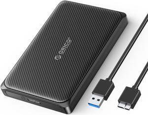 ORICO Portable USB3.0 to SATA III 2.5" External Hard Drive Enclosure 5Gbps High-Speed for 7mm and 9.5mm 2.5 Inch SATA HDD/SSD Tool Free Support UASP Up to 6TB - 2189U3