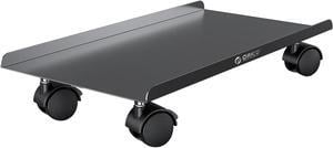 ORICO Mobile CPU Holder, 4 Caster Wheels Computer Tower Stand Carts on Carpet Fits for Most Computer Tower, Gaming PC, PC Holder, ATX Case(Black, 16.14 * 8.38 * 0.78inch)
