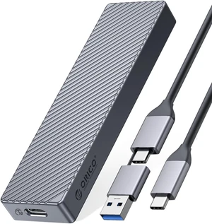 ORICO M.2 NVMe SATA Dual Protocols SSD Enclosure Adapter Aluminum 10Gbps USB 3.2 Gen2 with USB-C/USB-A 2-in-1 Data Cable Supports M-Key / B-Key or B&M-Key ORICO M.2 NVMe SATA Dual Protocols SSD Enclosure Adapter Aluminum 10Gbps USB 3.2 Gen2 with USB-C/USB-A 2-in-1 Data Cable Supports M-Key / B-Key or B&M-Key