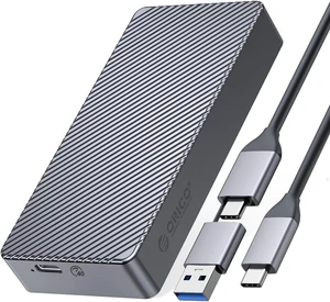 ORICO M.2 NVMe SSD Enclosure Adapter Aluminum 40Gbps USB4 with USB-C/USB-A 2-in-1 Data Cable Supports M-Key or B&M Key, Support Size 2230/2242/2260/2280 SSDs - Gray ORICO M.2 NVMe SSD Enclosure Adapter Aluminum 40Gbps USB4 with USB-C/USB-A 2-in-1 Data Cable Supports M-Key or B&M Key, Support Size 2230/2242/2260/2280 SSDs - Gray