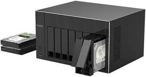 ORICO OS Series NAS 2.5" 3.5" Hard Drive Enclosure 8 Bay Network Attached Storage with RAID Gen7 SATA to USB3.0 HDD Case