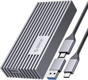 ORICO  40Gbps M.2 NVMe Enclosure for Thunderbolt 4/Thunderbolt 3/USB4 Max 4TB SSD 2230/2242/2260/2280 Aluminum M2 External SSD Case for M1 M2 Pro/Max, Compatible with USB4/3.2/3.1/3.0/2.0