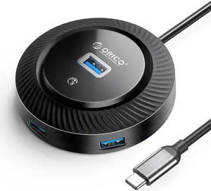 USB Hub for Latop, ORICO ABS Type C to USB Multiport Adapter with 4 USB 3.0 Ports(5Gbps), Expander for Laptop, Xbox, Flash Drive, HDD, Console, Printer, Camera,Keyborad, Mouse USB Hub for Latop, ORICO ABS Type C to USB Multiport Adapter with 4 USB 3.0 Ports(5Gbps), Expander for Laptop, Xbox, Flash Drive, HDD, Console, Printer, Camera,Keyborad, Mouse
