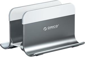 ORICO Aluminum Vertical Laptop Stand Gravity Locking Holder Desktop Notebook Stand Tablet Stand for Storage MacBook Dell Samsung Gray