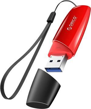 ORICO USB 2.0 Flash Drive 8GB Memory Stick 10 MB/s Reading Thumb Drive with Keychain USB Drive Data Storage Compatible with Computer/Laptop Red