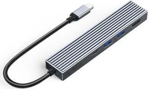 ORICO Aluminum 10Gbps 4-in-1 USB C HUB With PD 100W USB 3.2 Port Ultra-Slim Data HDMI-Compatible 4K@60Hz-USB Hub for MacBook, Mac Pro, Mac mini, iMac