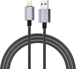 ORICO USB A to Lightning Charging Cord 12W Nylon Cable for iPhone 14 13 Pro 12 Pro Max 12 11 X XS, AirPods Pro 5 ft. ORICO USB A to Lightning Charging Cord 12W Nylon Cable for iPhone 14 13 Pro 12 Pro Max 12 11 X XS, AirPods Pro 5 ft.