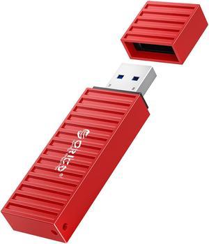 ORICO USB 3.0 Flash Drive 32GB Memory Stick 100 MB/s Reading Thumb Drive with Keychain USB Flash Drive Metal USB Drive Data Storage Compatible with Computer/Laptop USB A