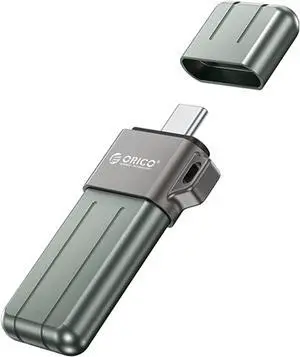 ORICO X Series USB Flash Drive USB 3.2 Flash Drive 260MB/S Pendrive USB3.2 Flash Drive for Android Micro/PC 128GB Green 32GB USB C to USB C