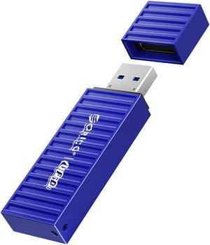 ORICO USB 3.0 UFSD Flash Drive 256GB, Memory Stick 450 MB/s Reading Thumb Drive with Keychain USB Flash Drive Metal USB Drive Data Storage Compatible with Computer/Laptop (UFSD) USB A