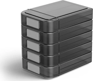 ORICO Multi-Bay 3.5" HDD Storage Case Storage 3.5 inch HDD Protection Box for Hard Drive with label Design Moisture proof - 5 Packs ORICO Multi-Bay 3.5" HDD Storage Case Storage 3.5 inch HDD Protection Box for Hard Drive with label Design Moisture proof - 5 Packs