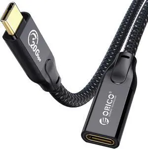 ORICO Type C Extension Cable 20Gbps Data Transfer Fast Charge 100W HD 4K @60Hz Braided Type C Cord Male to Female for MacBook Pro 2020, iPad Pro 2020, iPad Air 4, Galaxy S20, and More ORICO Type C Extension Cable 20Gbps Data Transfer Fast Charge 100W HD 4K @60Hz Braided Type C Cord Male to Female for MacBook Pro 2020, iPad Pro 2020, iPad Air 4, Galaxy S20, and More