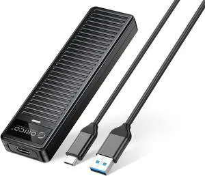 ORICO M.2 SATA SSD Enclosure 5Gbps Simple Design Support M.2 SATA PCIe B-Key / B+M Key SSD for Size 2230/2242/2260/2280 Tool Free