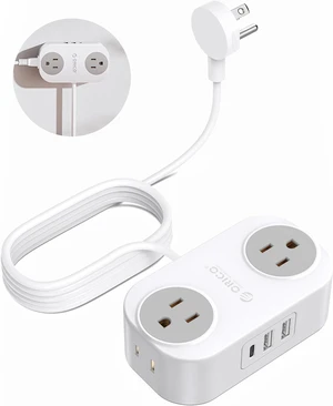 USB C Power Strip, ORICO Charging Station with 4 Outlets 2 USB A & 1 USB C Ports, 5 Ft Flat Extension Cord Power Cube for iPhone /iWatch/iPad,Travel Cruise Apartment College Dorm Room Essentials USB C Power Strip, ORICO Charging Station with 4 Outlets 2 USB A & 1 USB C Ports, 5 Ft Flat Extension Cord Power Cube for iPhone /iWatch/iPad,Travel Cruise Apartment College Dorm Room Essentials