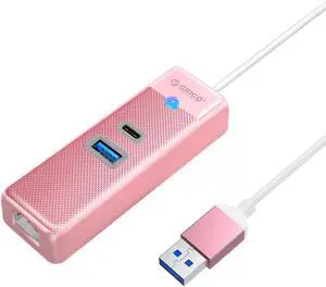 ORICO Ethernet Adapter USB to 2500Mbps Network Adapter RJ45 2.5G Wired LAN Adapter 1 USB-A+ 1 USB-C 5Gbps + RJ45 2.5G , 3 port USB hubfor Laptop PC Pink USB A 180cm ORICO Ethernet Adapter USB to 2500Mbps Network Adapter RJ45 2.5G Wired LAN Adapter 1 USB-A+ 1 USB-C 5Gbps + RJ45 2.5G , 3 port USB hubfor Laptop PC Pink USB A 180cm