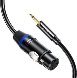 ORICO 3.5mm Male to XLR Male Audio Cable Microphone Sound Cannon Cable Plug XLR for Audio Mixer and Amplifier(AXKM)